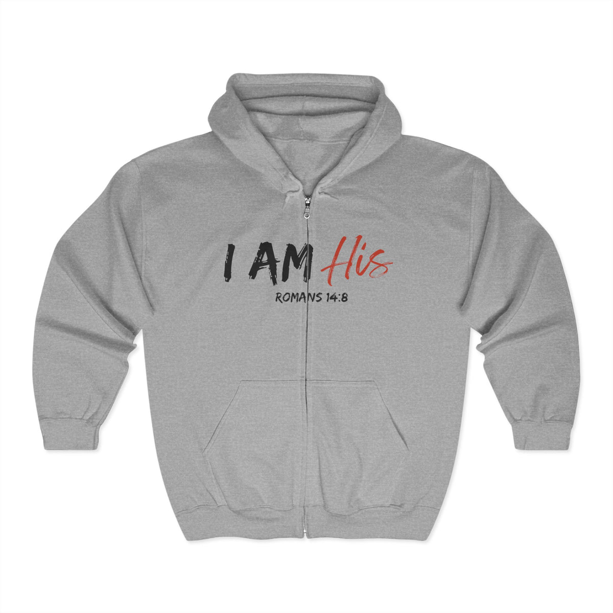 I Am His | Unisex Heavy Blend™ Full Zip Hooded Sweatshirt