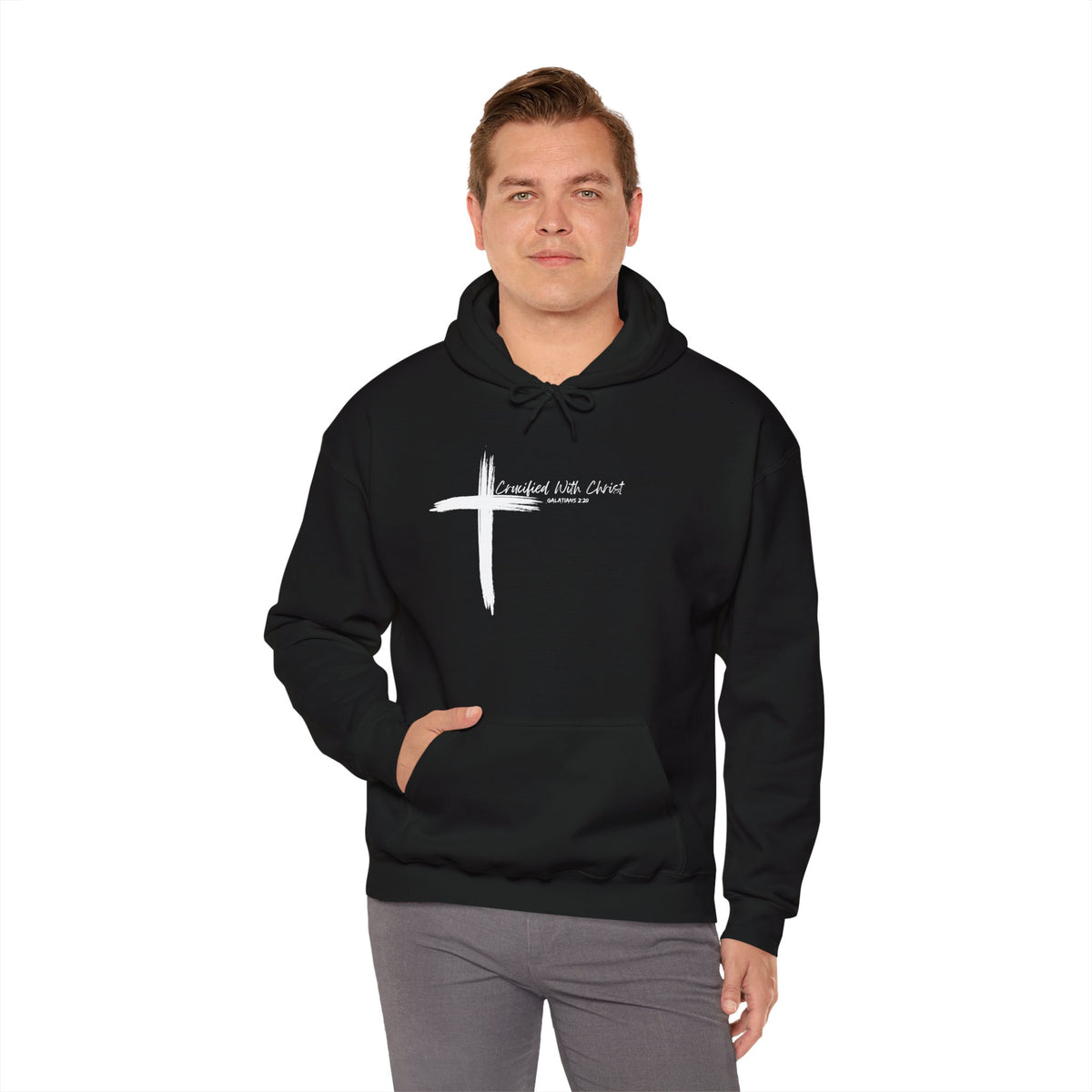 Crucified With Christ Ver.2- Unisex Heavy Blend Hoodie