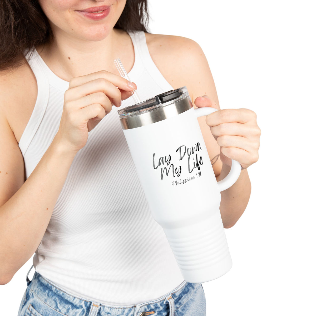 Lay Down My Life- Insulated Travel Mug, 40oz