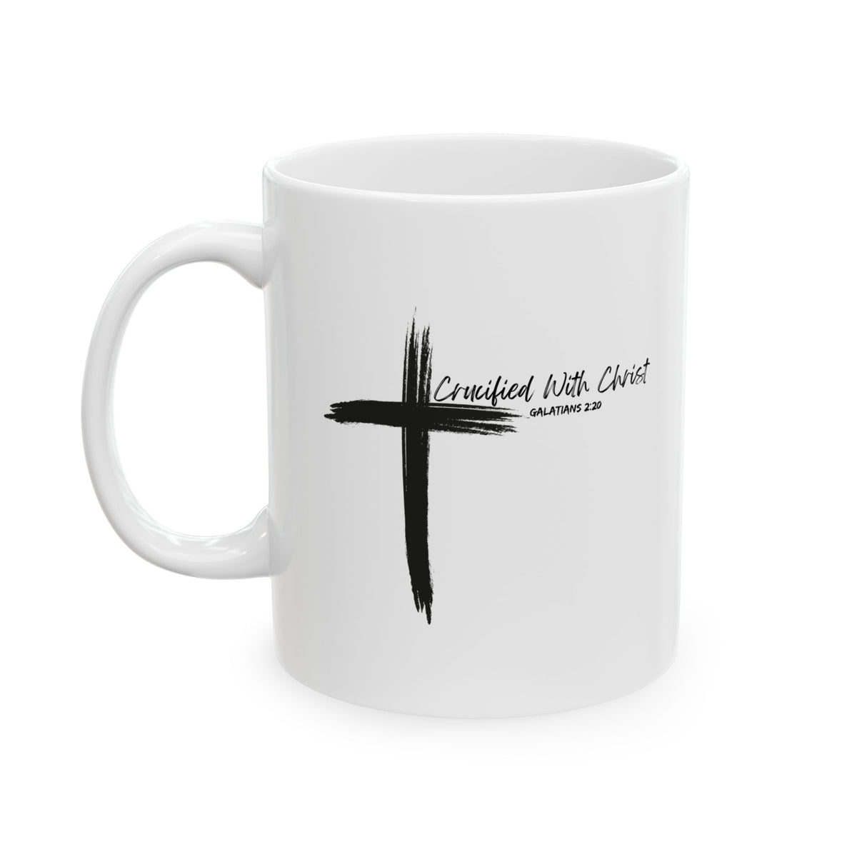 Crucified With Christ Ver.2- Ceramic Mug, (11oz, 15oz)