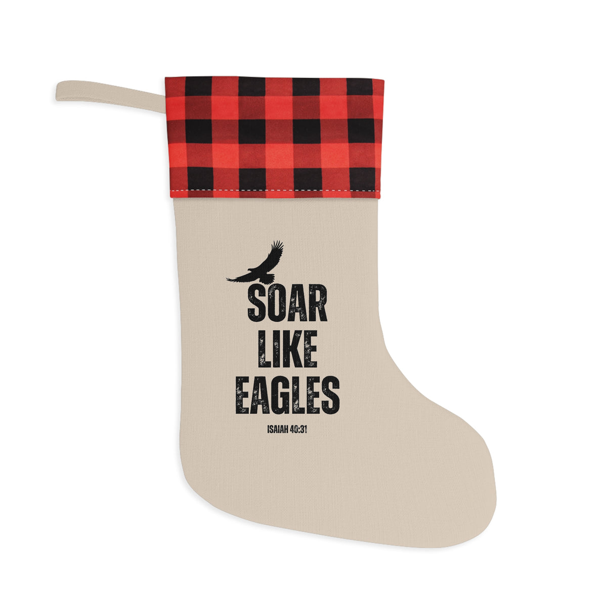 Soar Like Eagles- Christmas Stocking