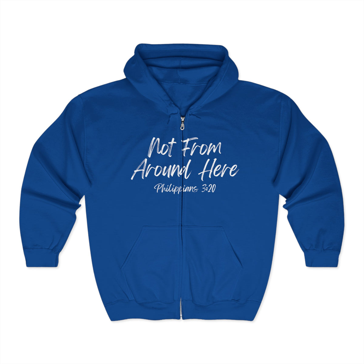 Not From Around Here | Unisex Heavy Blend™ Full Zip Hooded Sweatshirt