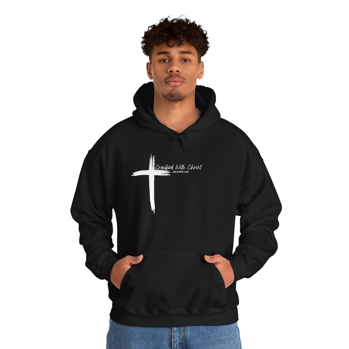 Crucified With Christ Ver.2- Unisex Heavy Blend Hoodie
