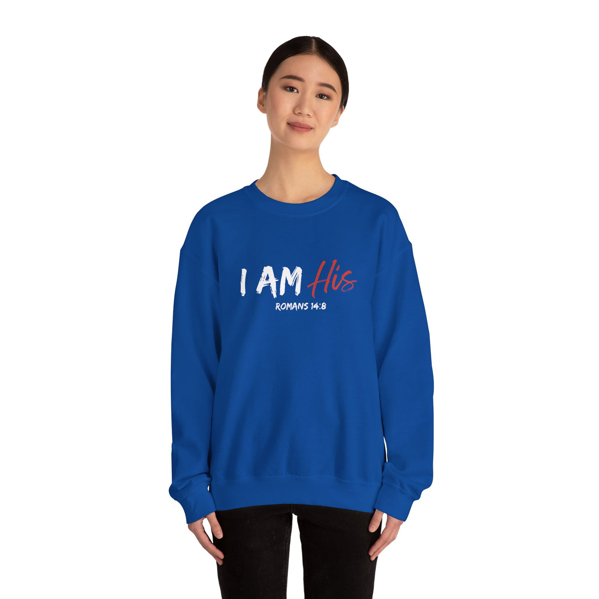 I Am His- Unisex Heavy Blend™ Crewneck Sweatshirt