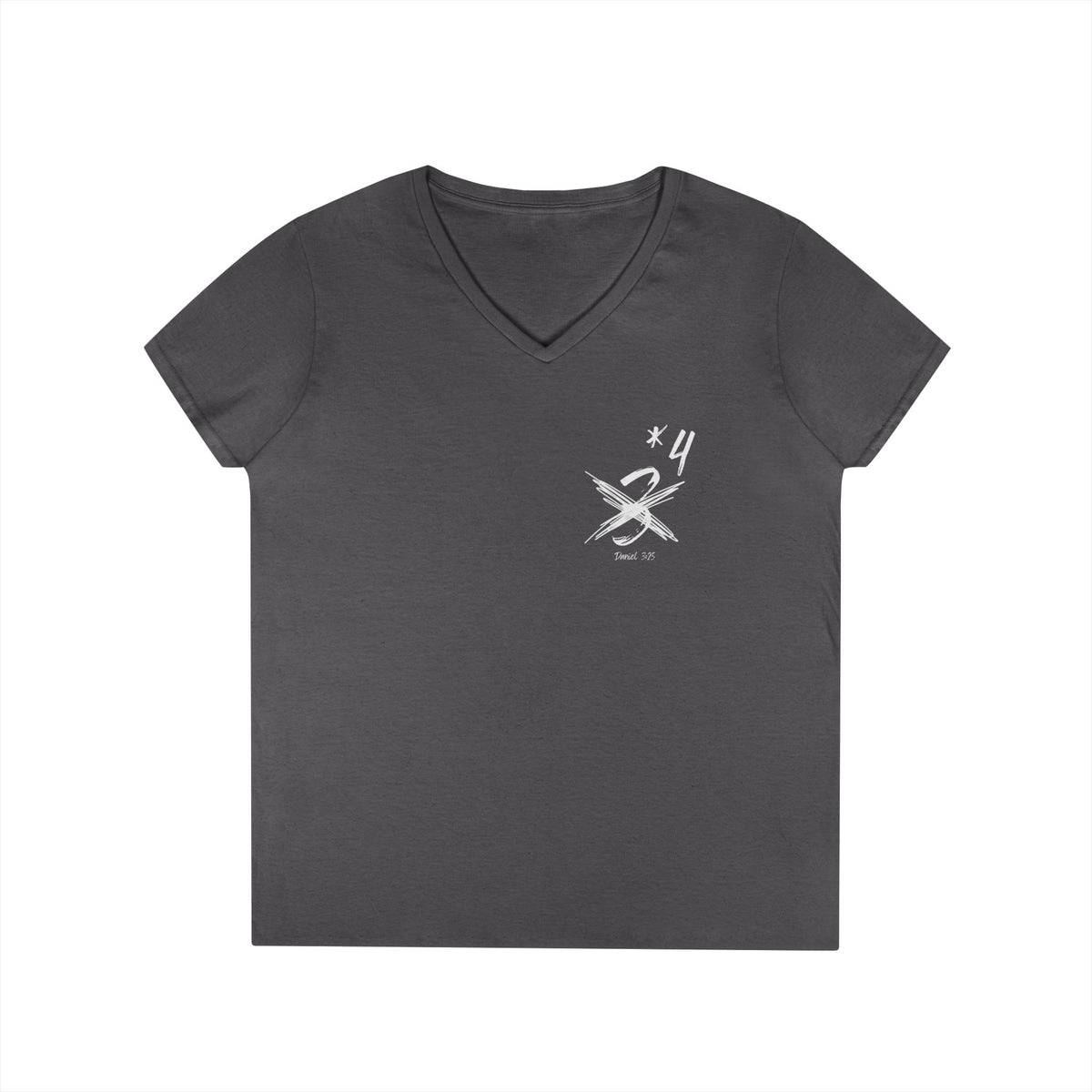 Not Just Three- Ladies' V-Neck T-Shirt