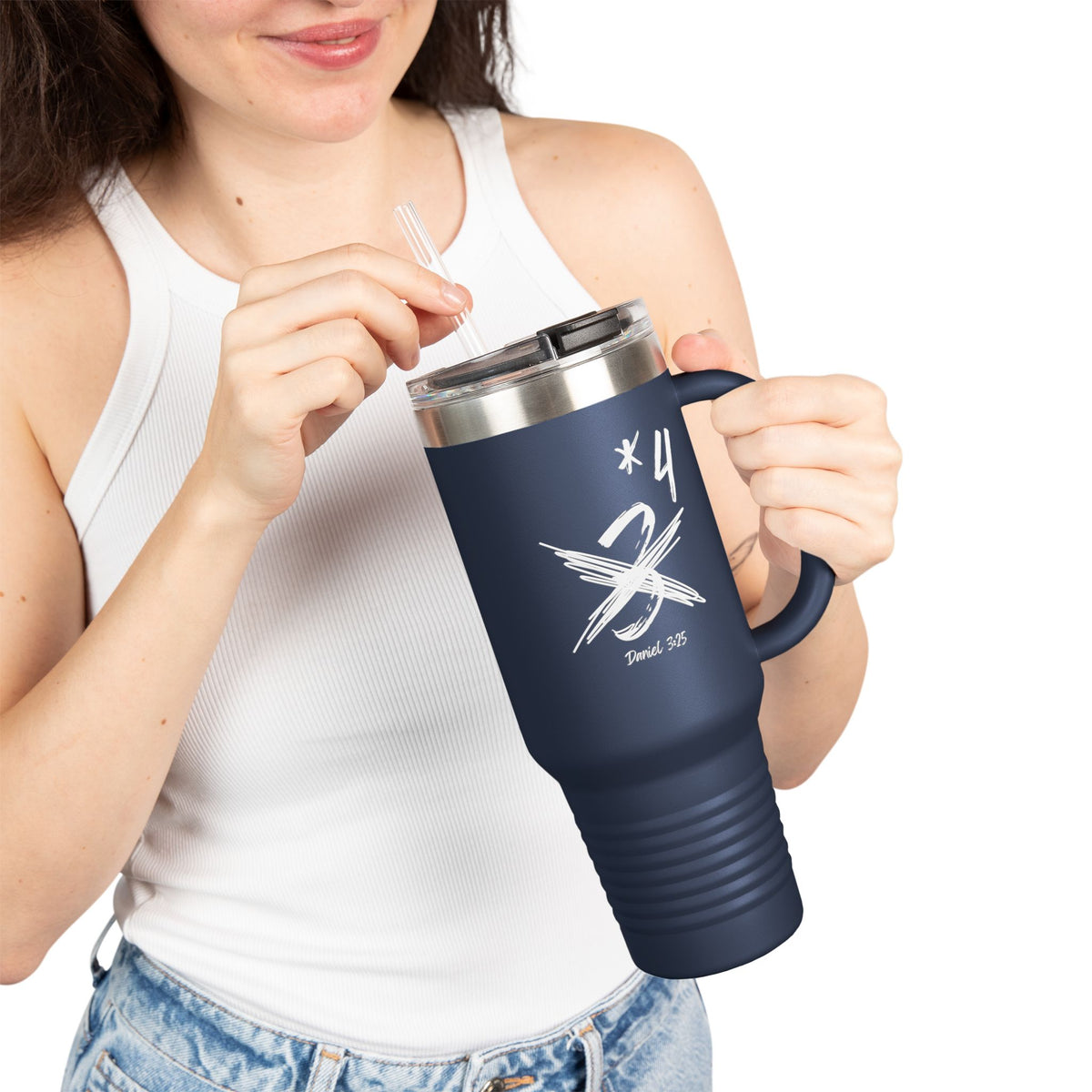 Not Just Three- Insulated Travel Mug, 40oz