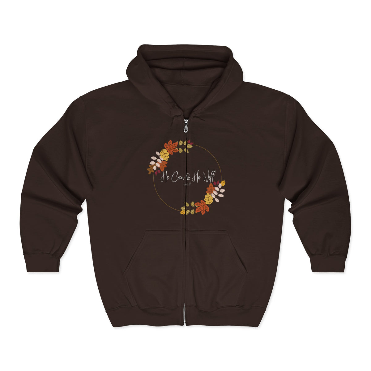 He Can & He Will | Ladies' Heavy Blend™ Full Zip Hooded Sweatshirt