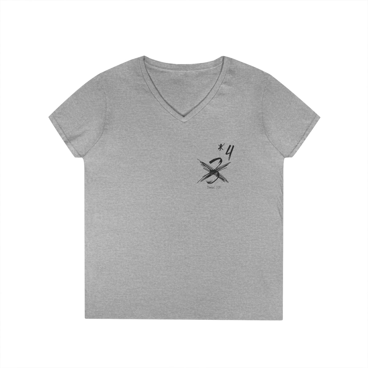 Not Just Three- Ladies' V-Neck T-Shirt