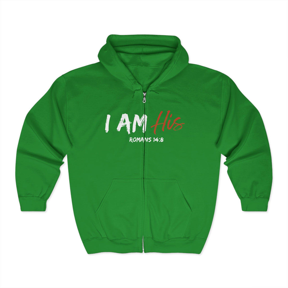 I Am His | Unisex Heavy Blend™ Full Zip Hooded Sweatshirt