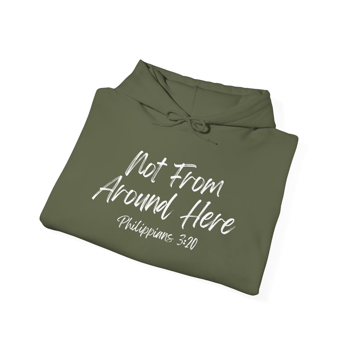 Not From Around Here- Unisex Heavy Blend™ Hooded Sweatshirt