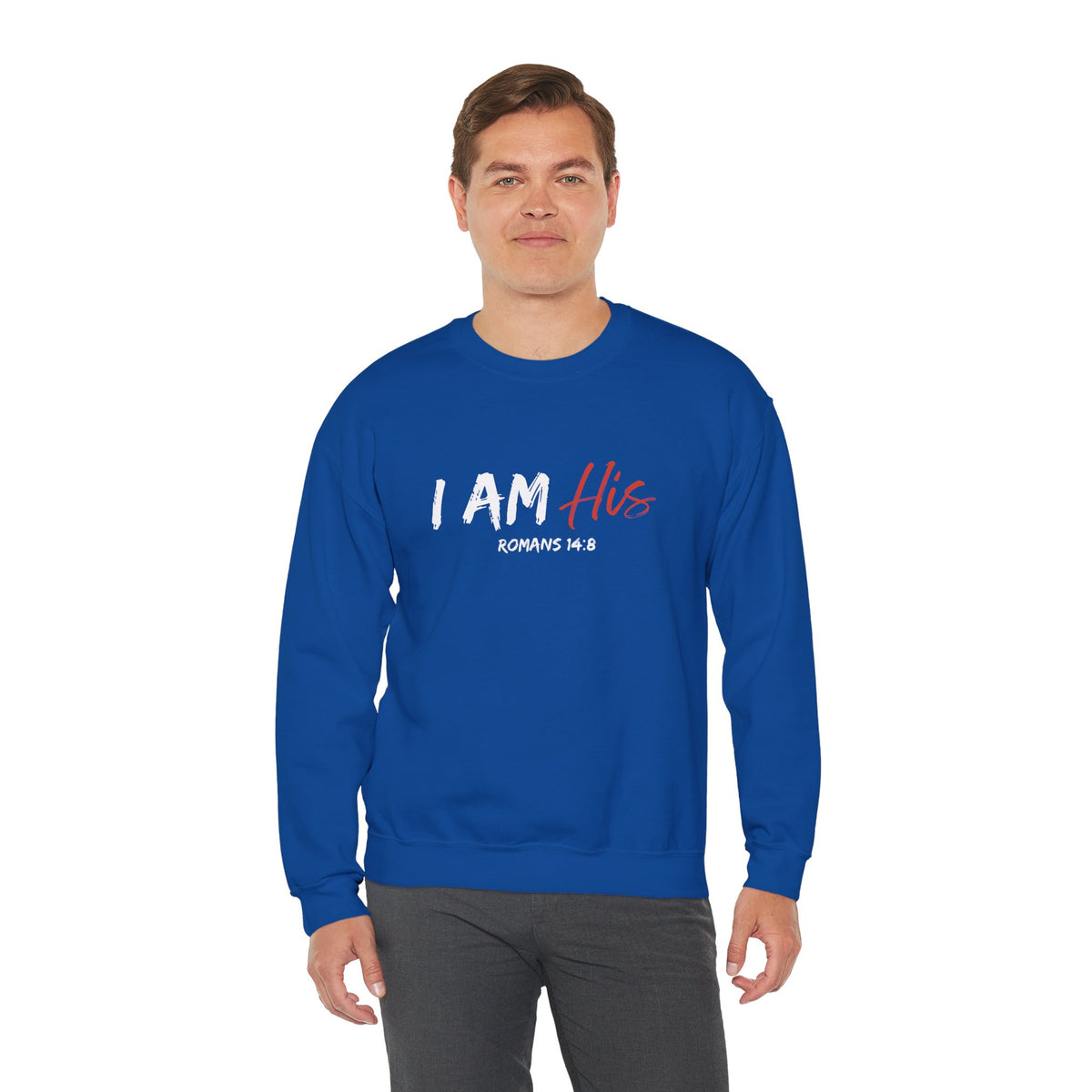 I Am His- Unisex Heavy Blend™ Crewneck Sweatshirt