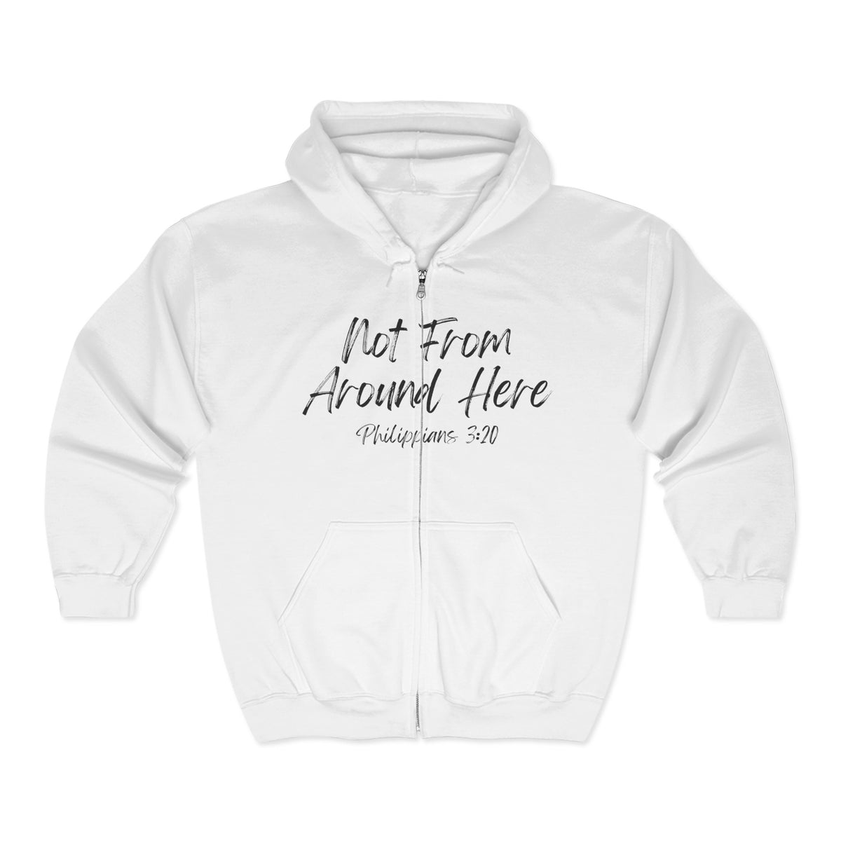 Not From Around Here | Unisex Heavy Blend™ Full Zip Hooded Sweatshirt