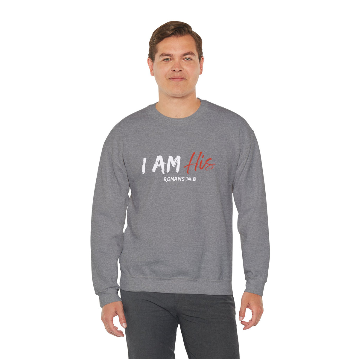 I Am His- Unisex Heavy Blend™ Crewneck Sweatshirt