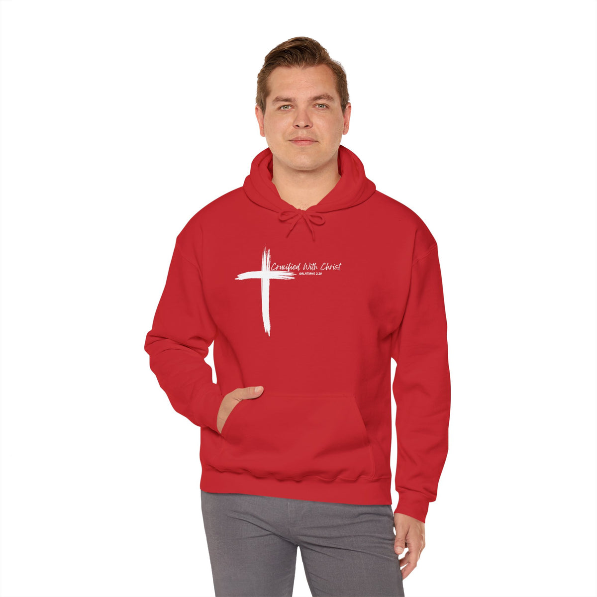Crucified With Christ Ver.2- Unisex Heavy Blend Hoodie