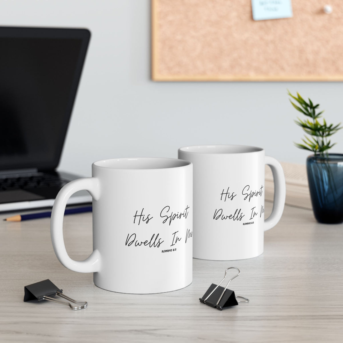His Spirit Dwells In Me- Ceramic Mug, (11oz, 15oz)