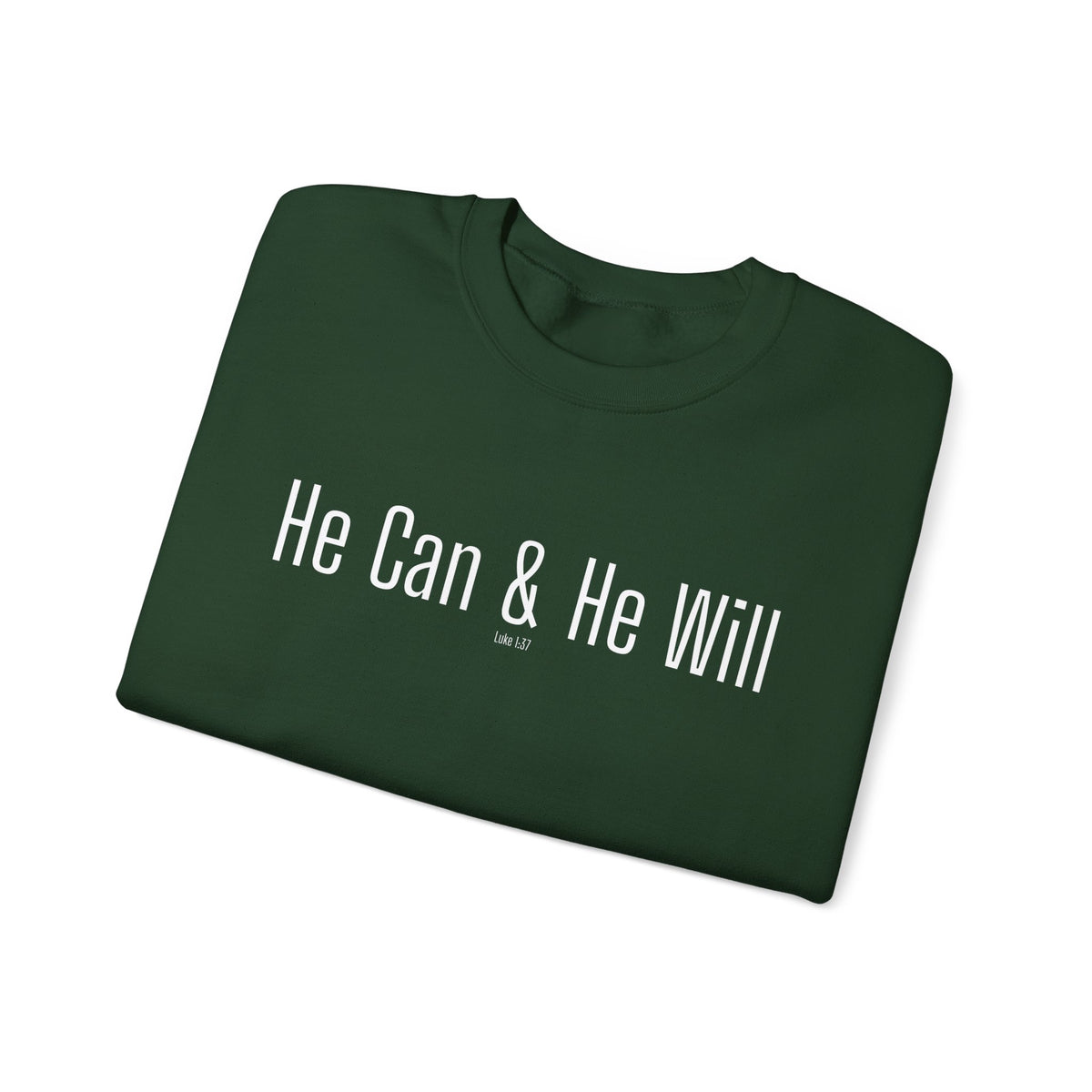 He Can & He Will | Men's Heavy Blend™ Crewneck Sweatshirt