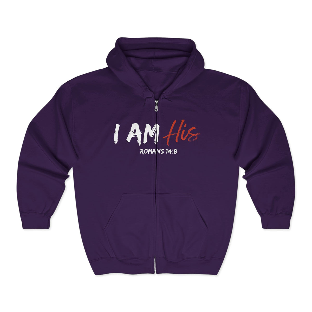 I Am His | Unisex Heavy Blend™ Full Zip Hooded Sweatshirt