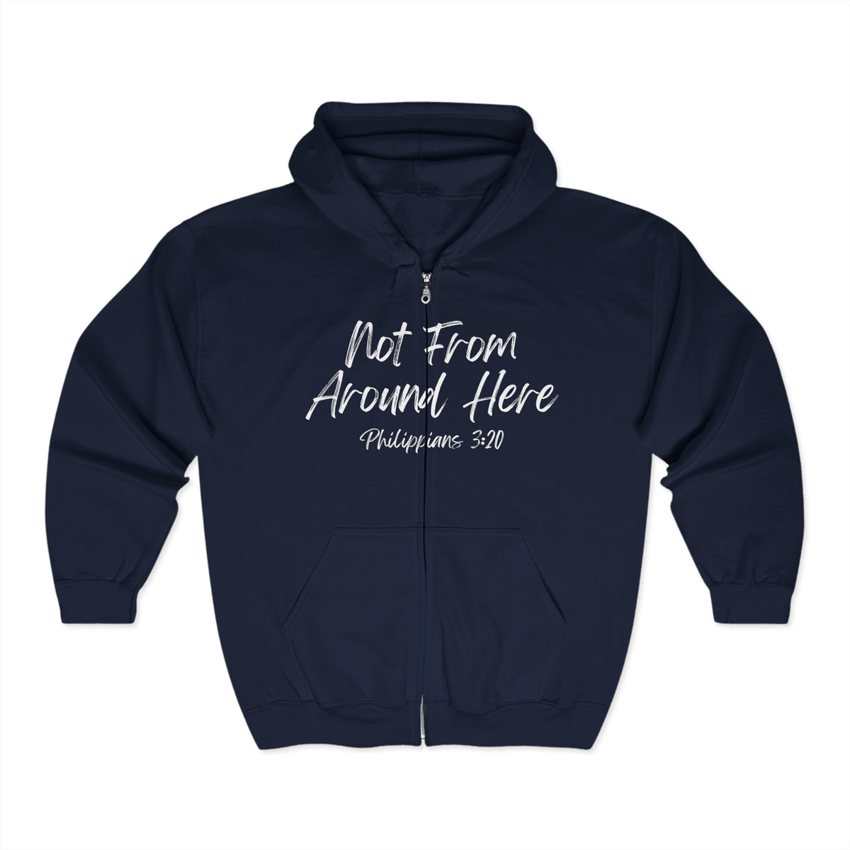 Not From Around Here | Unisex Heavy Blend™ Full Zip Hooded Sweatshirt