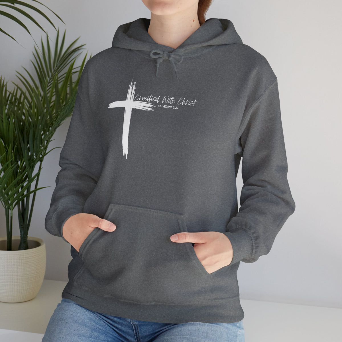 Crucified With Christ Ver.2- Unisex Heavy Blend Hoodie