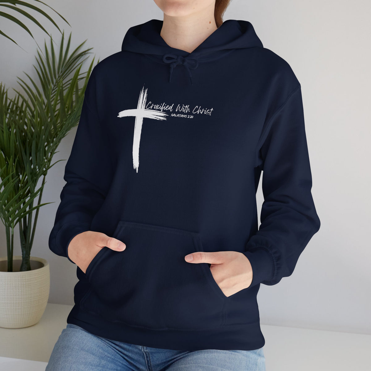 Crucified With Christ Ver.2- Unisex Heavy Blend Hoodie