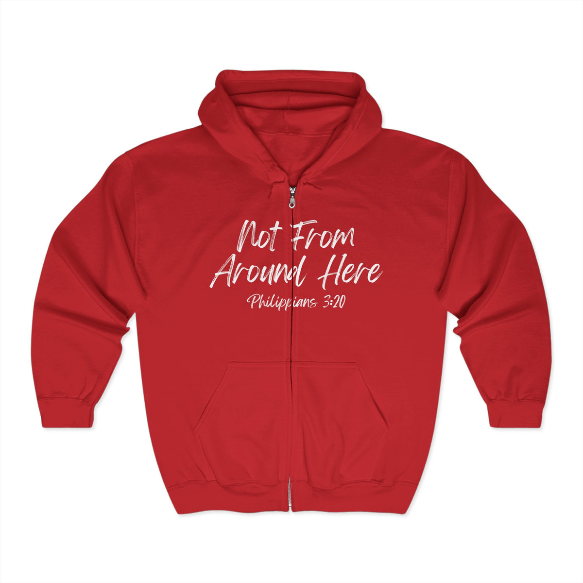 Not From Around Here | Unisex Heavy Blend™ Full Zip Hooded Sweatshirt