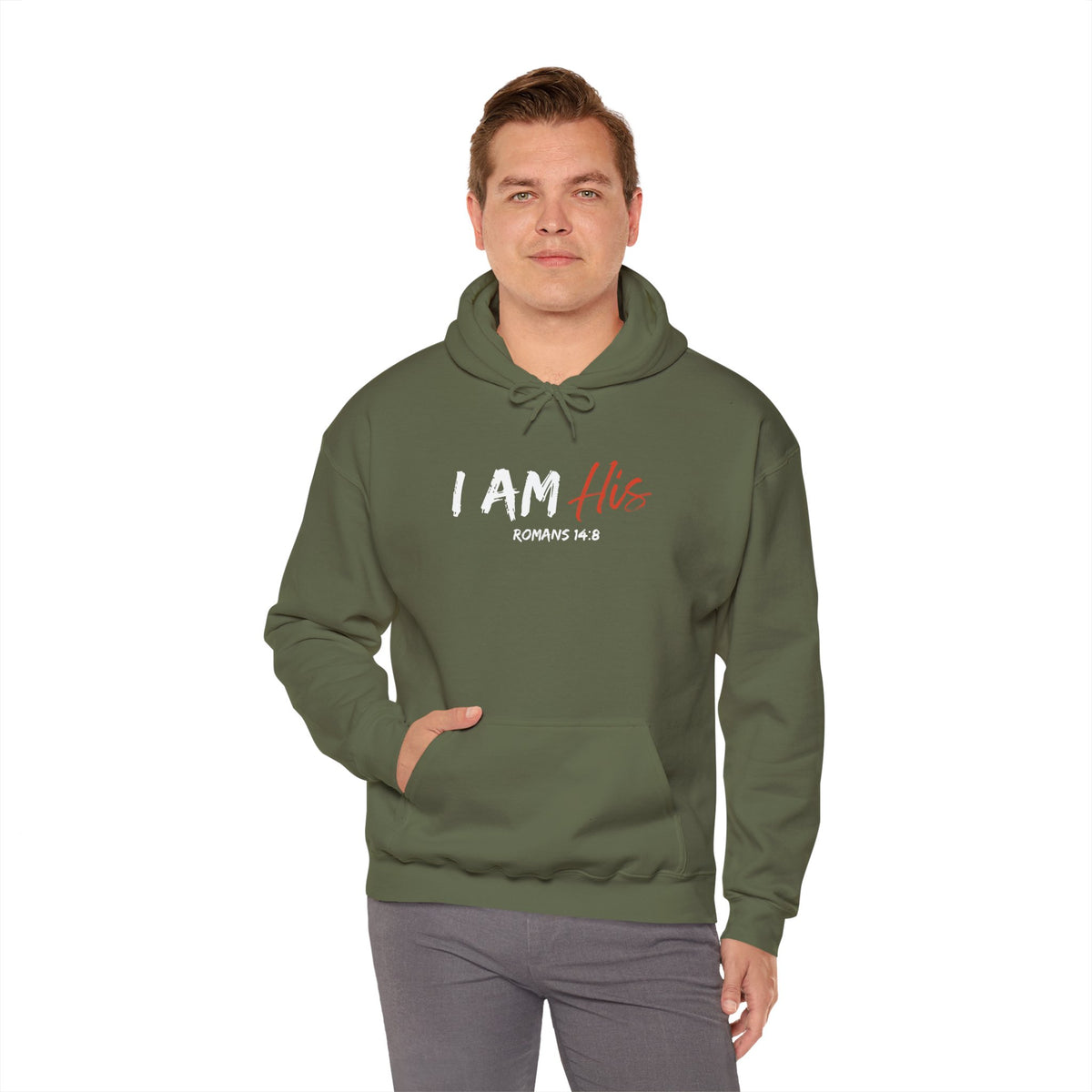 I Am His- Unisex Heavy Blend™ Hooded Sweatshirt