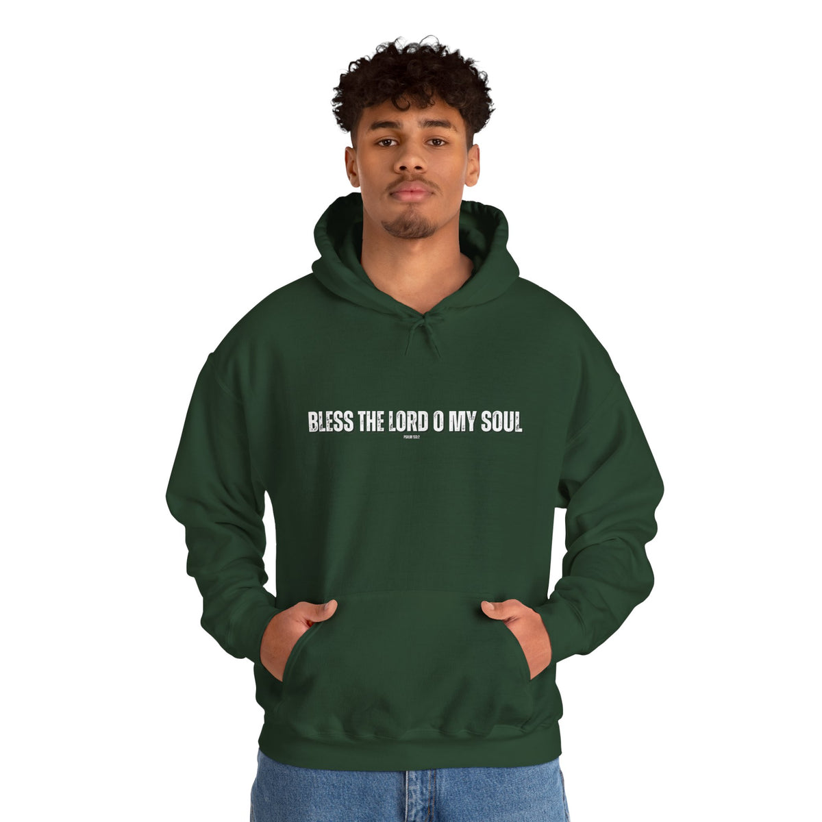 Bless The Lord O My Soul | Men's Heavy Blend™ Hooded Sweatshirt