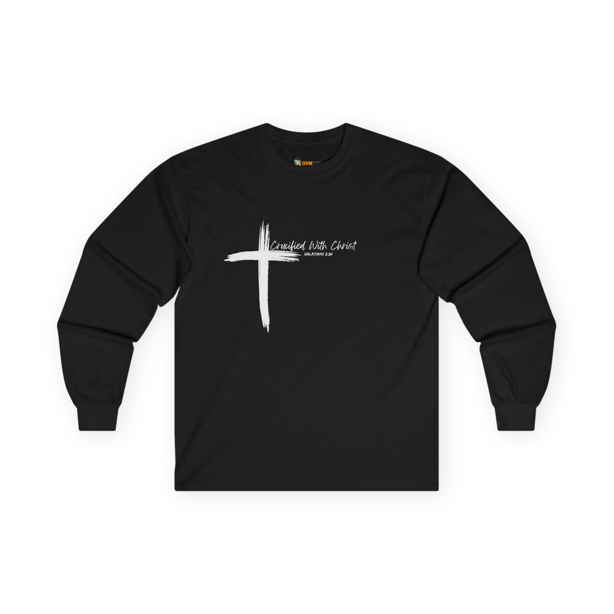 Crucified With Christ Ver.2- Faith-Inspired Unisex Long Sleeve Tee