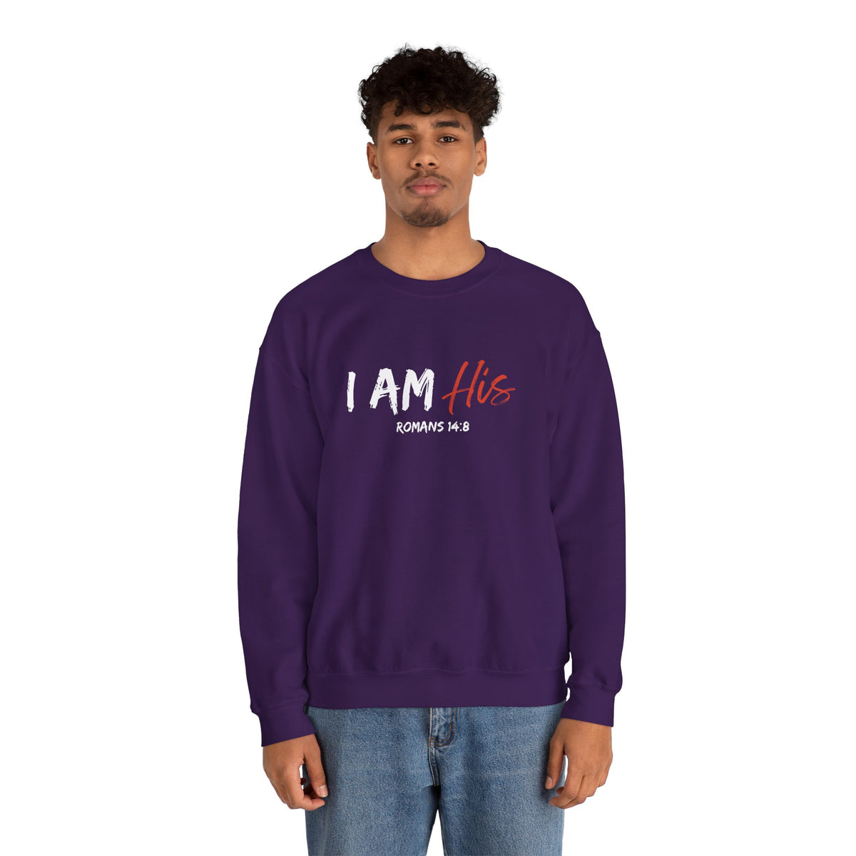 I Am His- Unisex Heavy Blend™ Crewneck Sweatshirt
