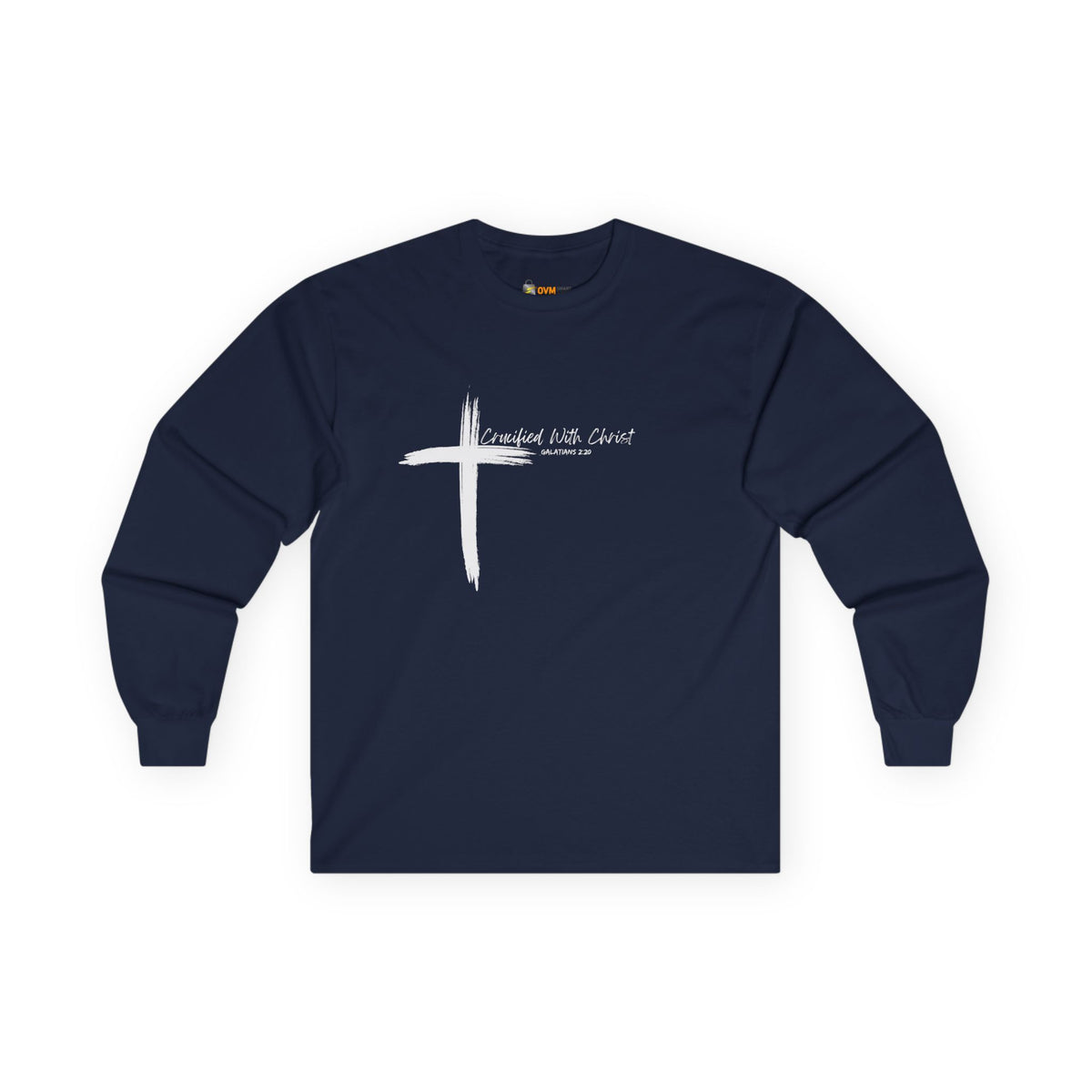 Crucified With Christ Ver.2- Faith-Inspired Unisex Long Sleeve Tee