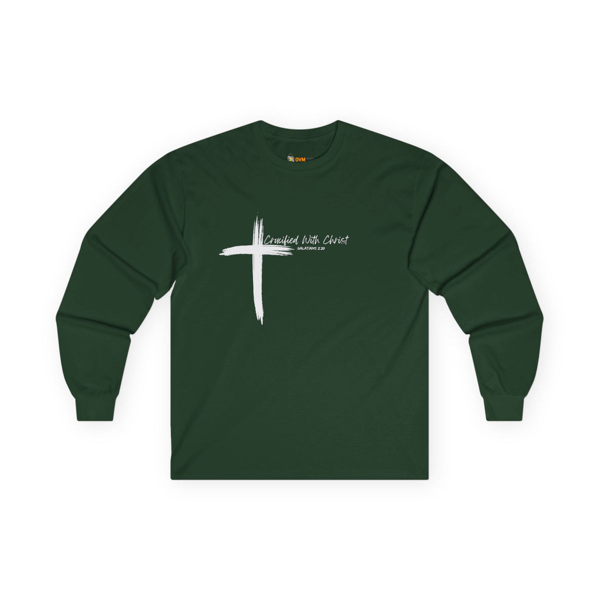 Crucified With Christ Ver.2- Faith-Inspired Unisex Long Sleeve Tee