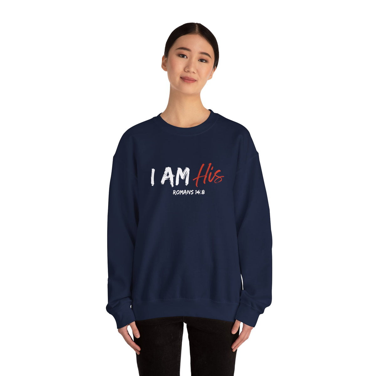I Am His- Unisex Heavy Blend™ Crewneck Sweatshirt