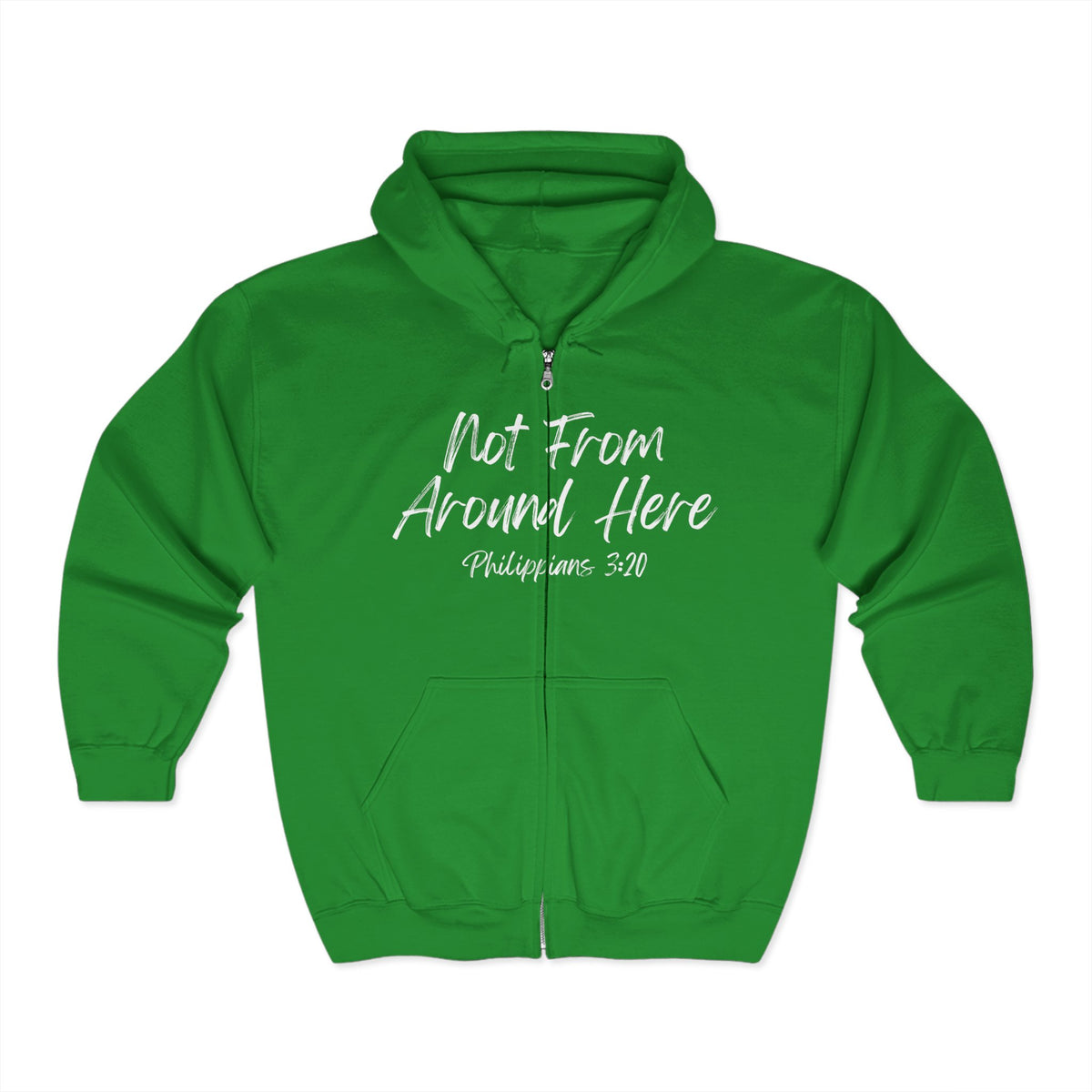 Not From Around Here | Unisex Heavy Blend™ Full Zip Hooded Sweatshirt