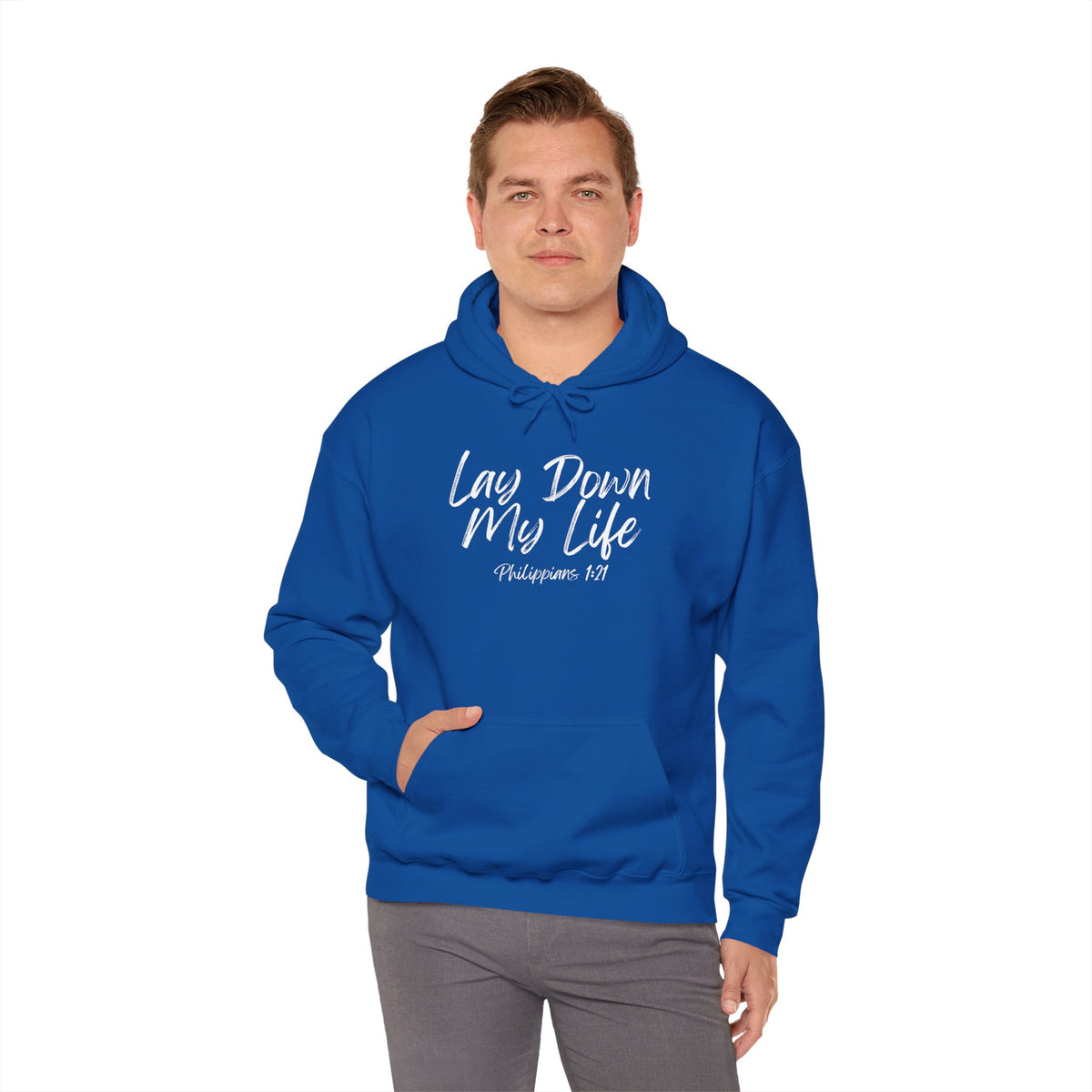 Lay Down My Life- Unisex Heavy Blend™ Hooded Sweatshirt