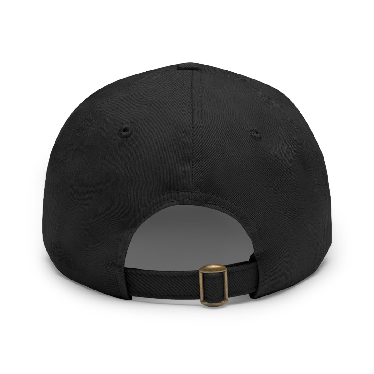 For Christ Alone- Dad Hat with Leather Patch (Rectangle)