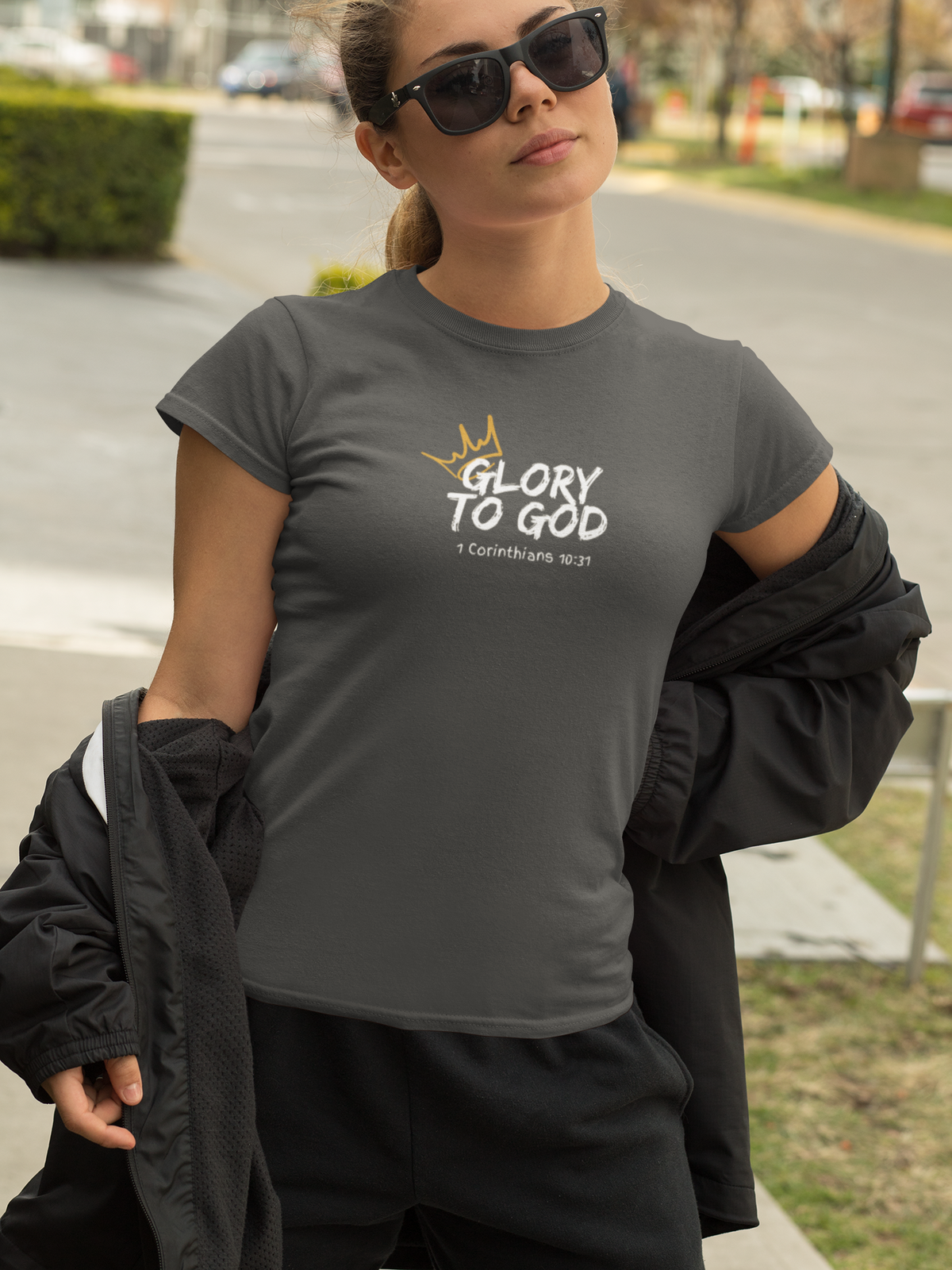 Glory To God- Unisex Softstyle T-Shirt