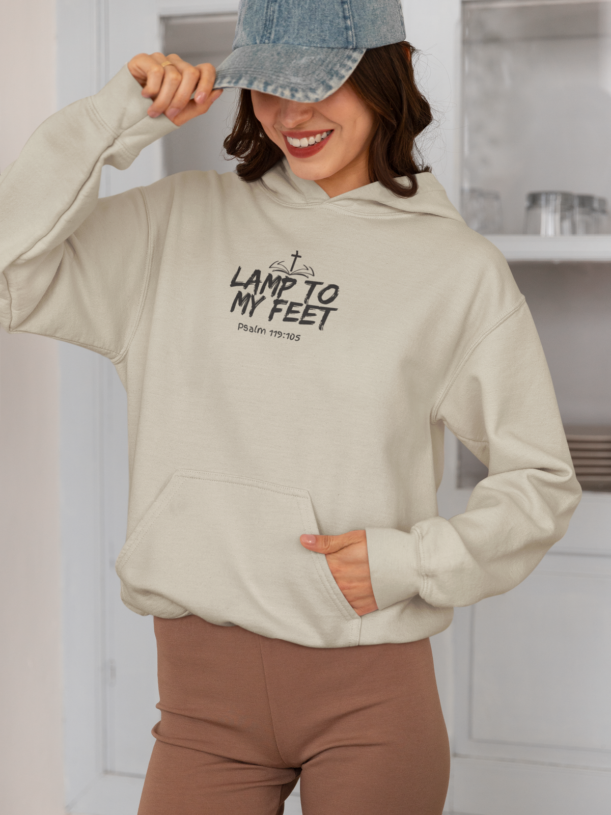 Lamp To My Feet- Unisex Heavy Blend™ Hooded Sweatshirt