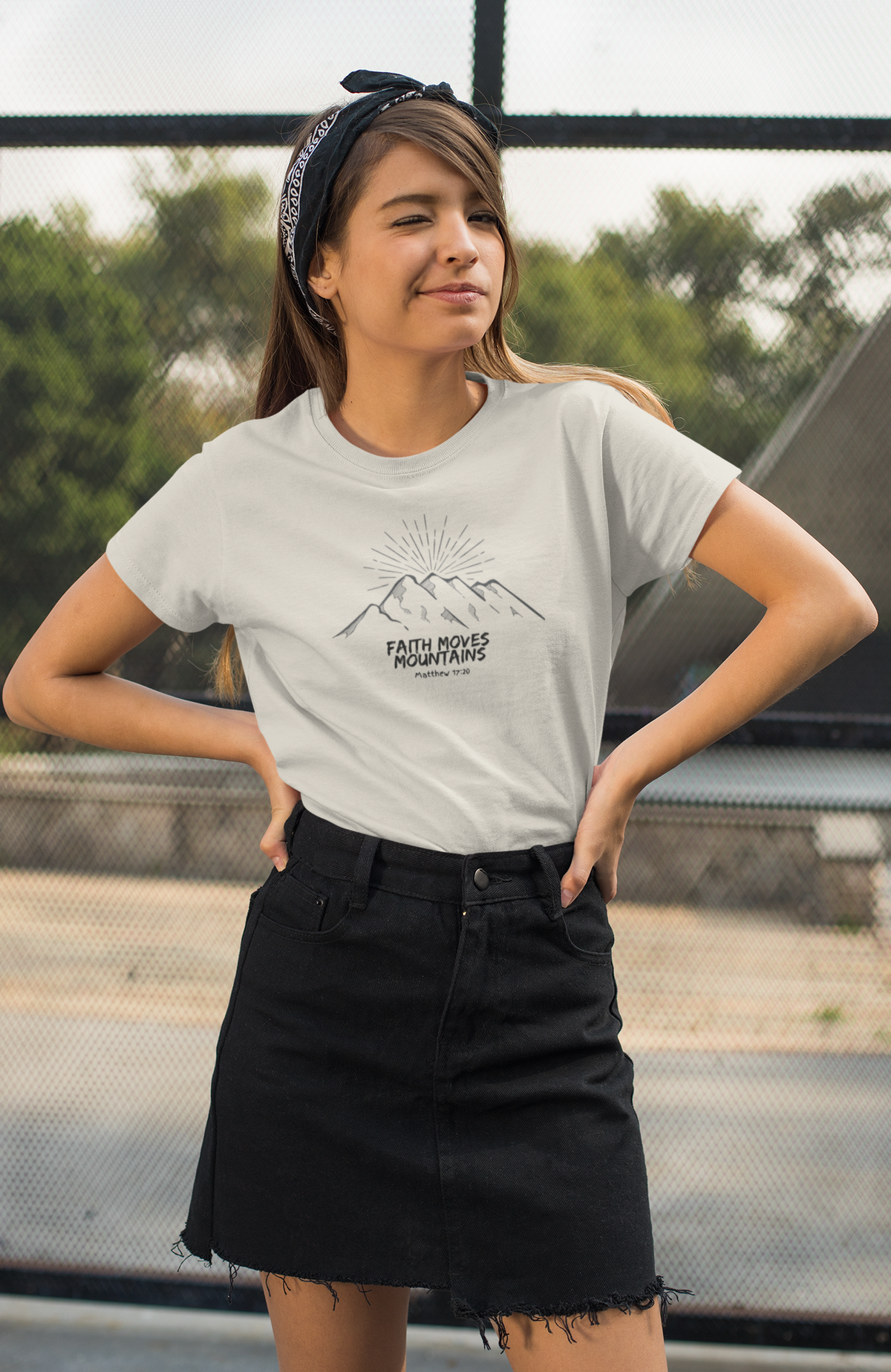 Faith Moves Mountains- Unisex Softstyle T-Shirt
