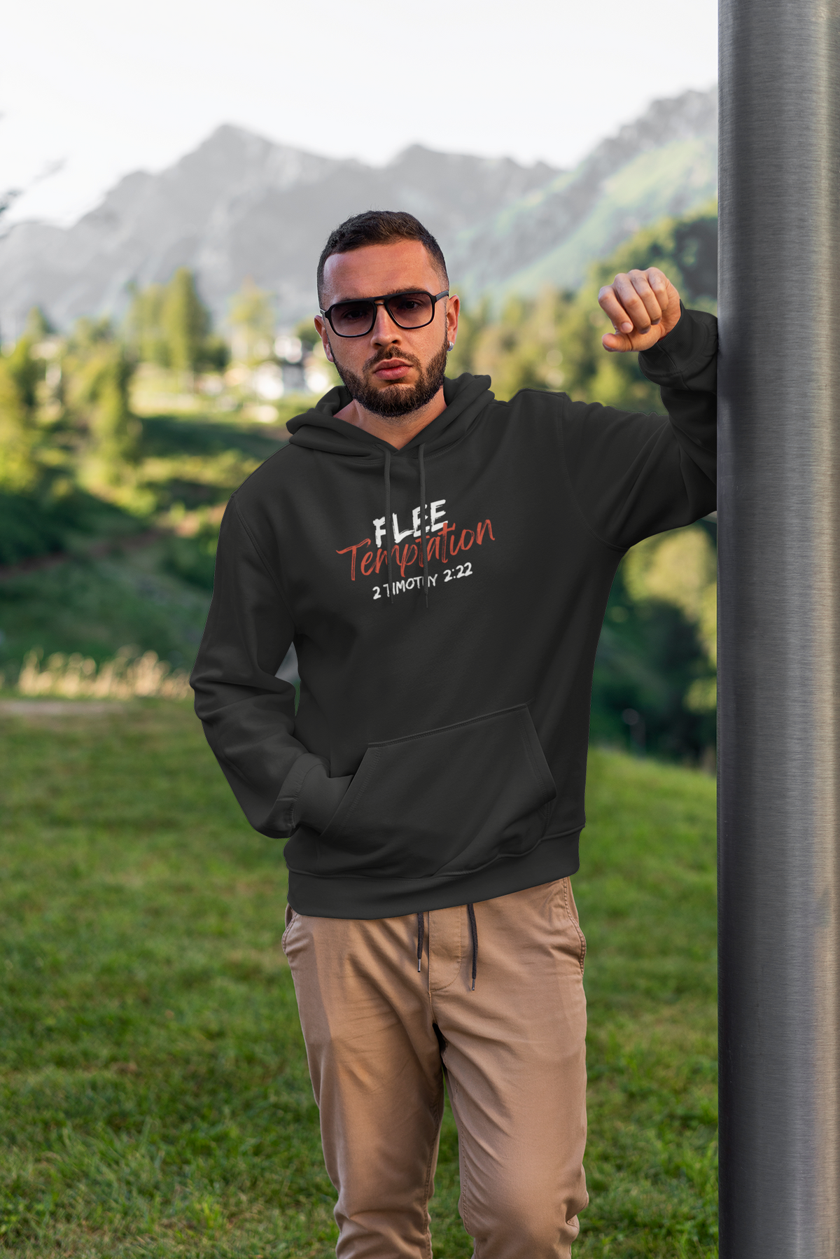 Flee Temptation- Unisex Heavy Blend™ Hooded Sweatshirt