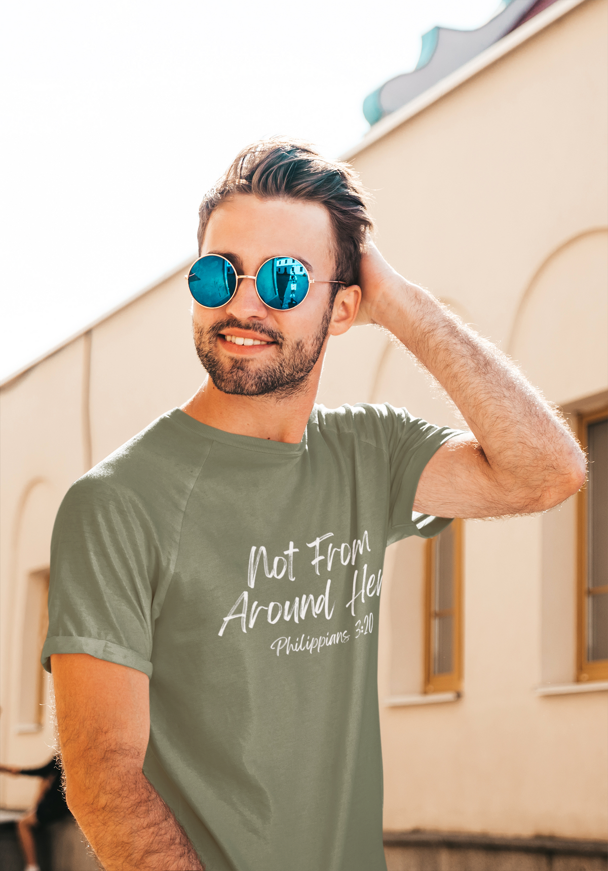 Not From Around Here- Unisex Softstyle T-Shirt