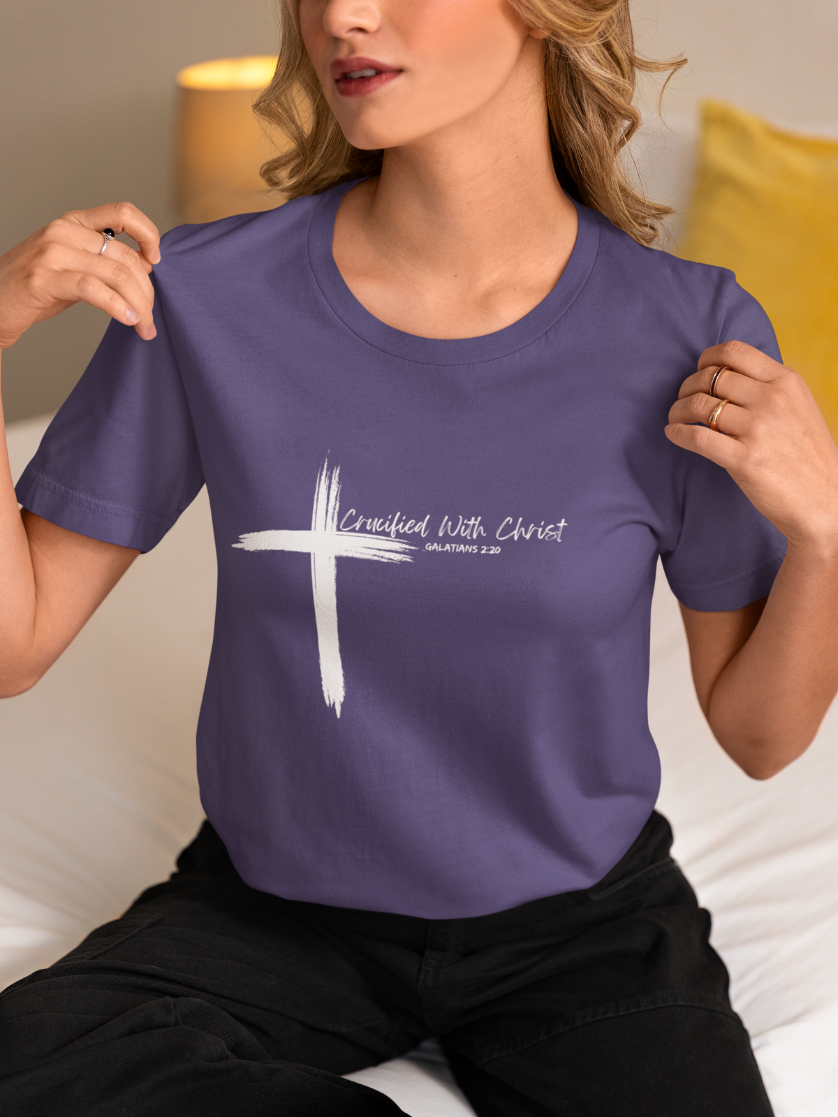 Crucified With Christ Ver.2- Unisex Softstyle T-Shirt