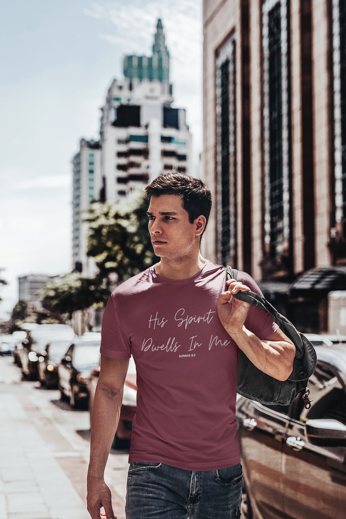 His Spirit Dwells In Me- Unisex Softstyle T-Shirt