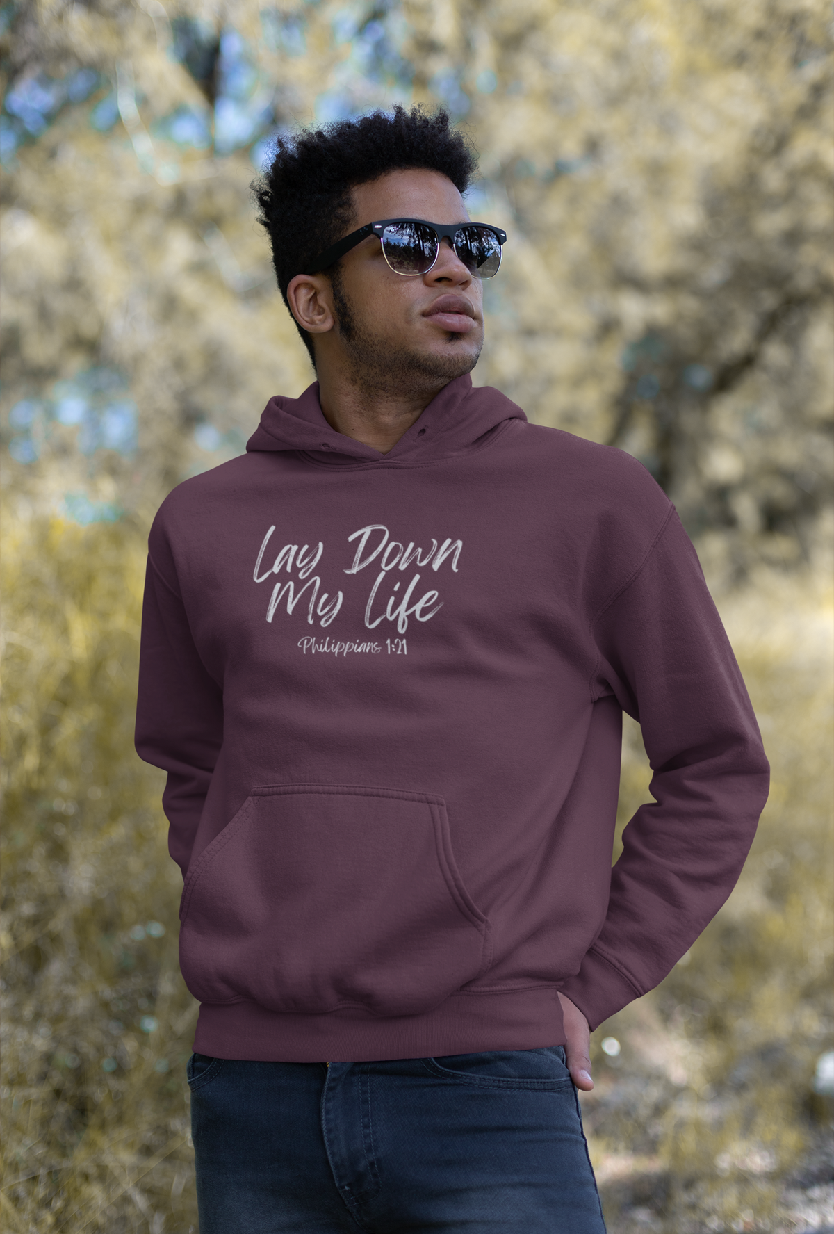 Lay Down My Life- Unisex Heavy Blend™ Hooded Sweatshirt