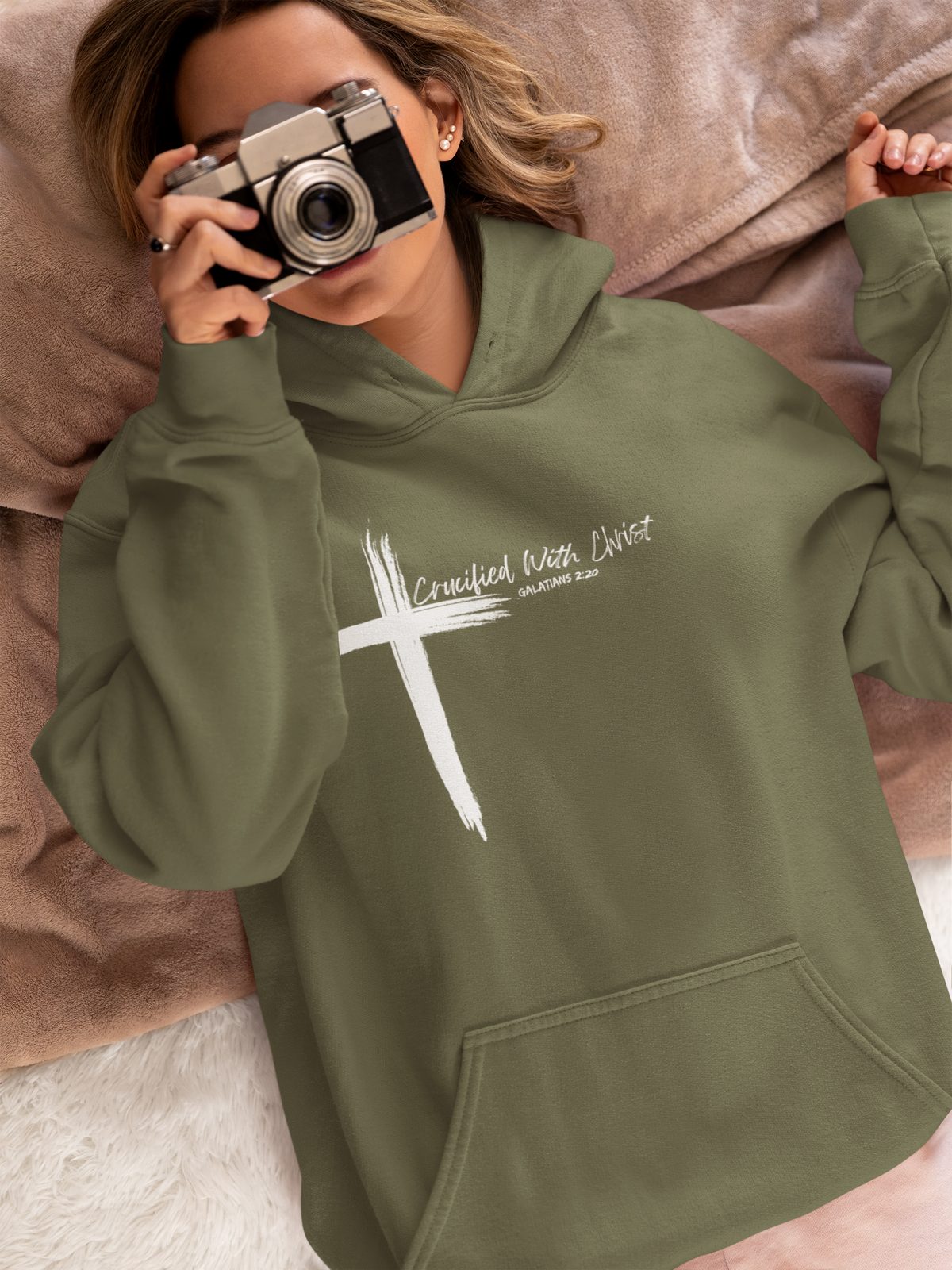 Crucified With Christ Ver.2- Unisex Heavy Blend Hoodie