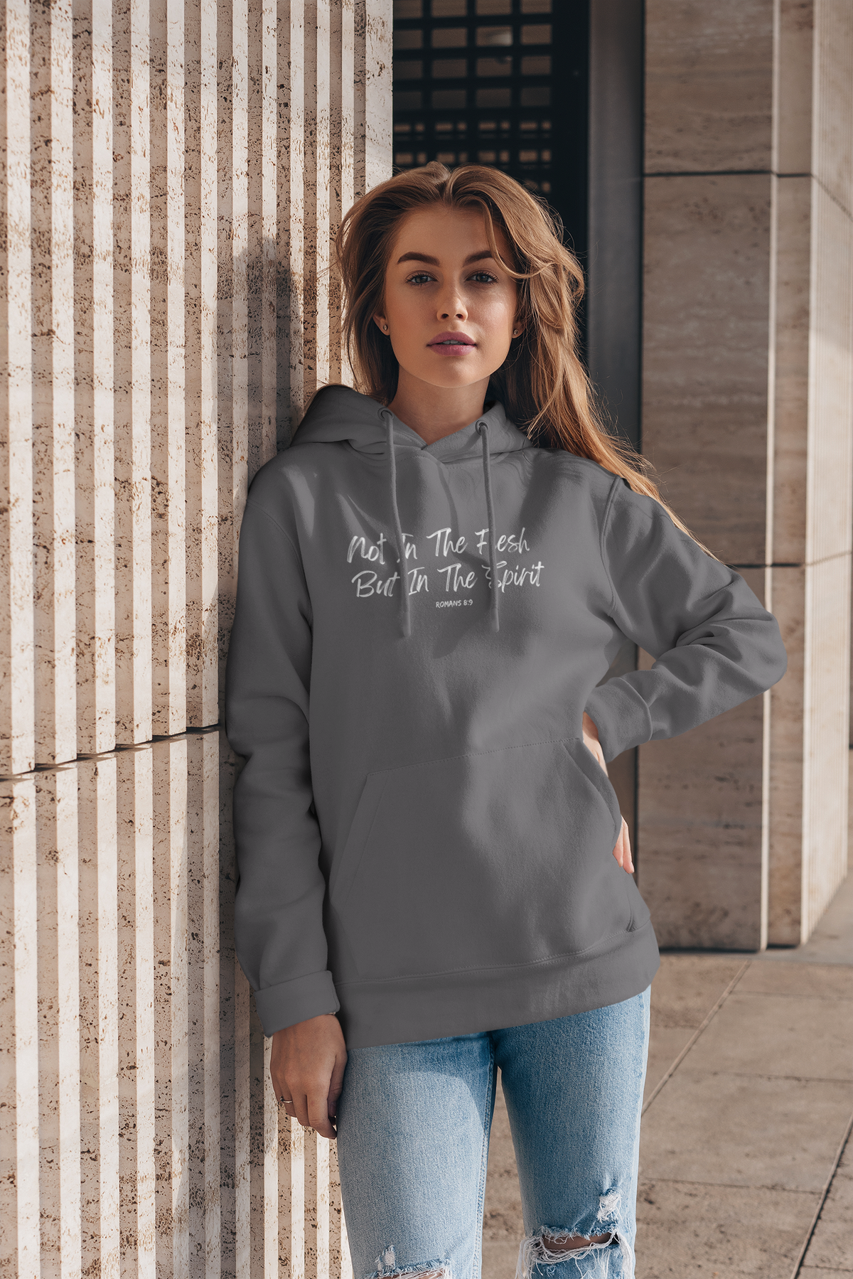 Not in the Flesh but in The Spirit- Unisex Heavy Blend™ Hooded Sweatshirt