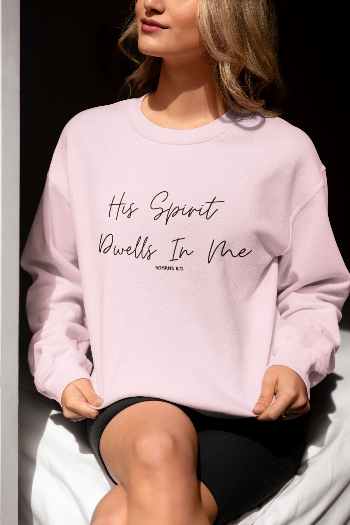His Spirit Dwells In Me- Unisex Heavy Blend™ Crewneck Sweatshirt