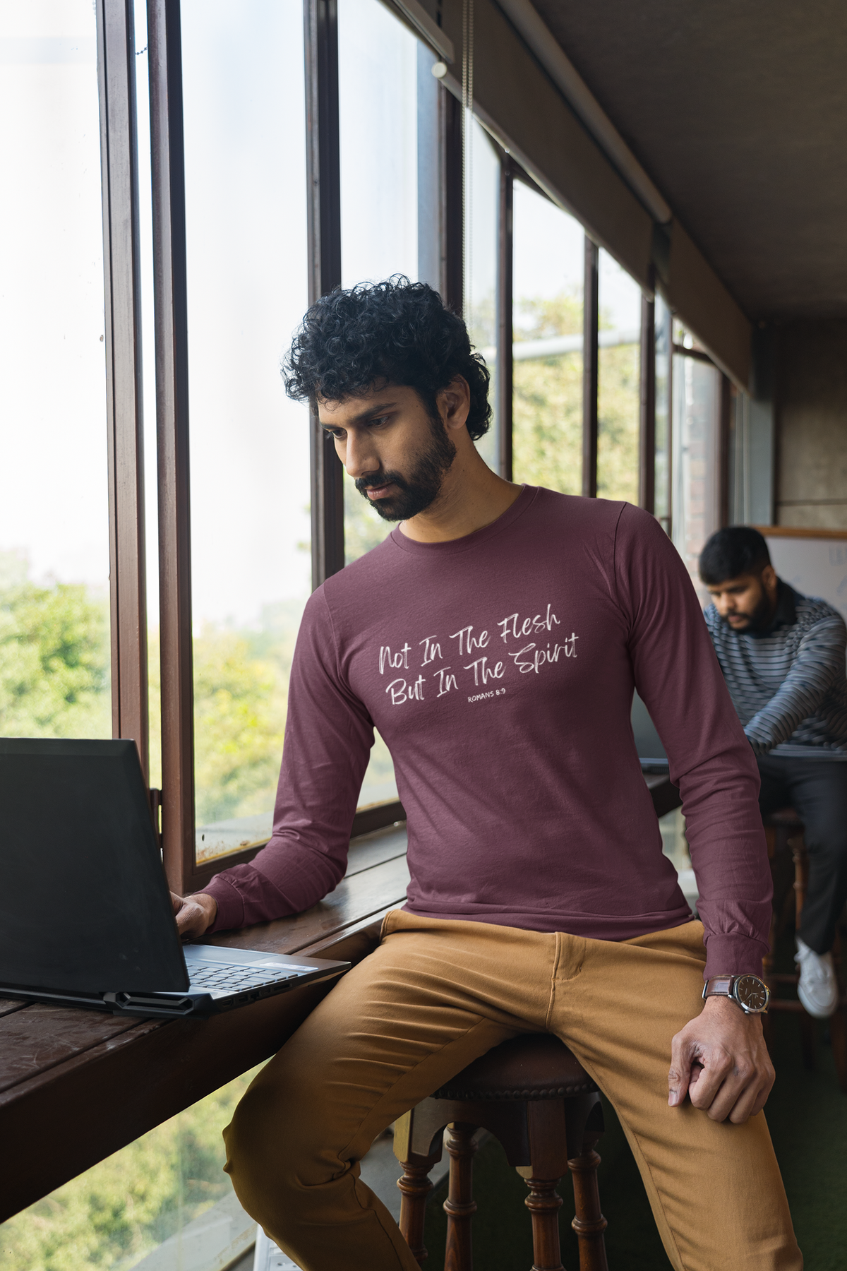 Not in the Flesh but in The Spirit- Unisex Ultra Cotton Long Sleeve Tee