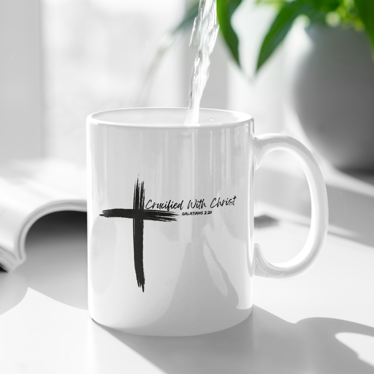 Crucified With Christ Ver.2- Ceramic Mug, (11oz, 15oz)