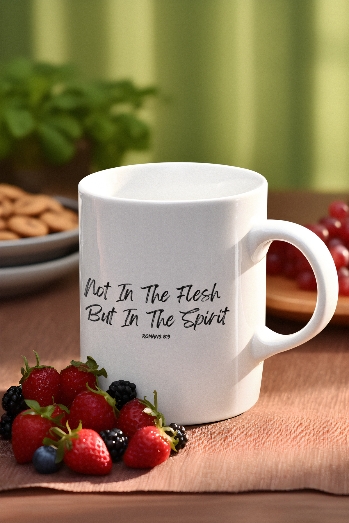 Not in the Flesh but in The Spirit- Ceramic Mug, (11oz, 15oz)
