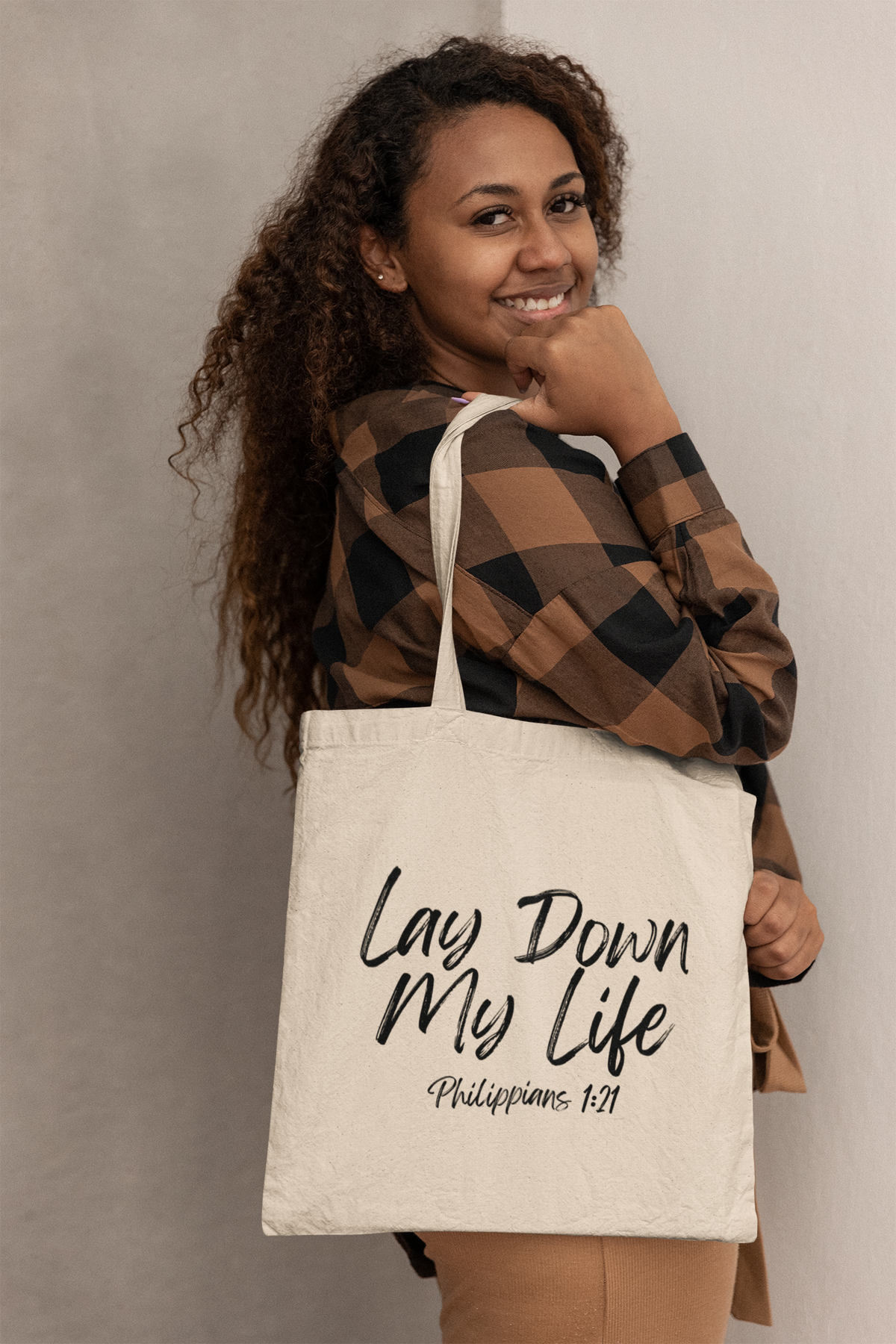 Lay Down My Life- Cotton Canvas Tote Bag